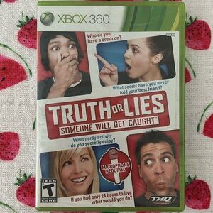 2010 XBOX360 Wrapped Truth or Lies Game - Green Case
